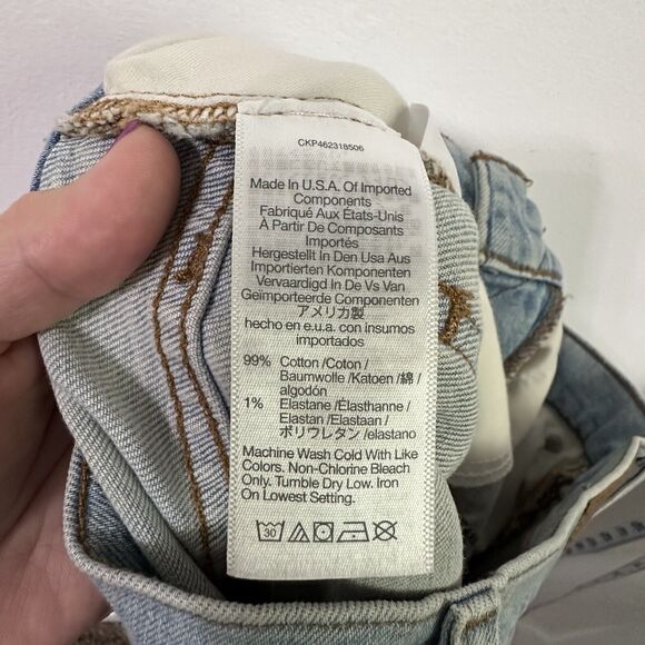 Madewell The Perfect Vintage Jean 25 Light Wash Zip Fly High Rise Blue Trendy - Picture 9 of 9